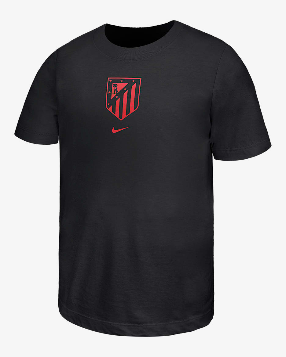 Nike Atlético de Madrid サッカー半袖10-12YRS Atlético Madrid Core Big Kids' Nike Soccer T-Shirt. Nike.com